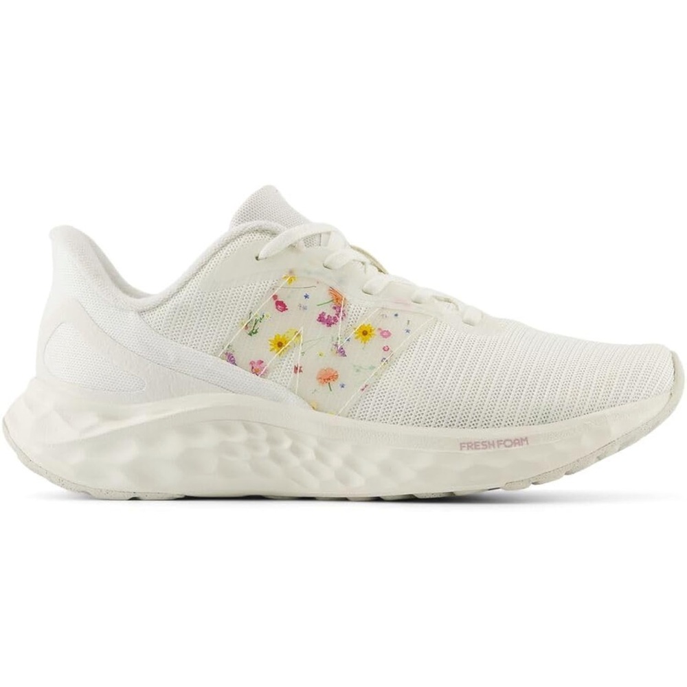 NEW IN BOX New Balance Fresh Foam ARISHI v4 White Floral Sneakers - size 8.5